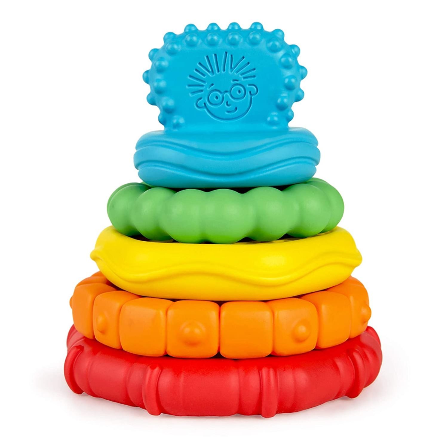 Jucarie multisenzoriala si de dentitie Stacking Teether, Baby Einstein fotografia produsului