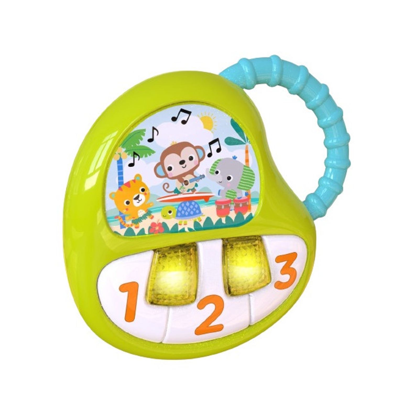 Jucarie Interactiva Bright Starts Tropikeys Piano fotografia produsului