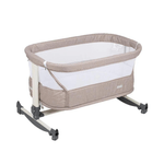 Patut co-sleeper Vivaldi Beige, BabyGo fotografia produsului View 3 S