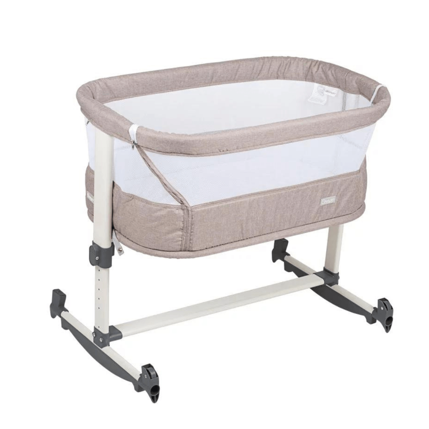 Patut co-sleeper Vivaldi Beige, BabyGo fotografia produsului