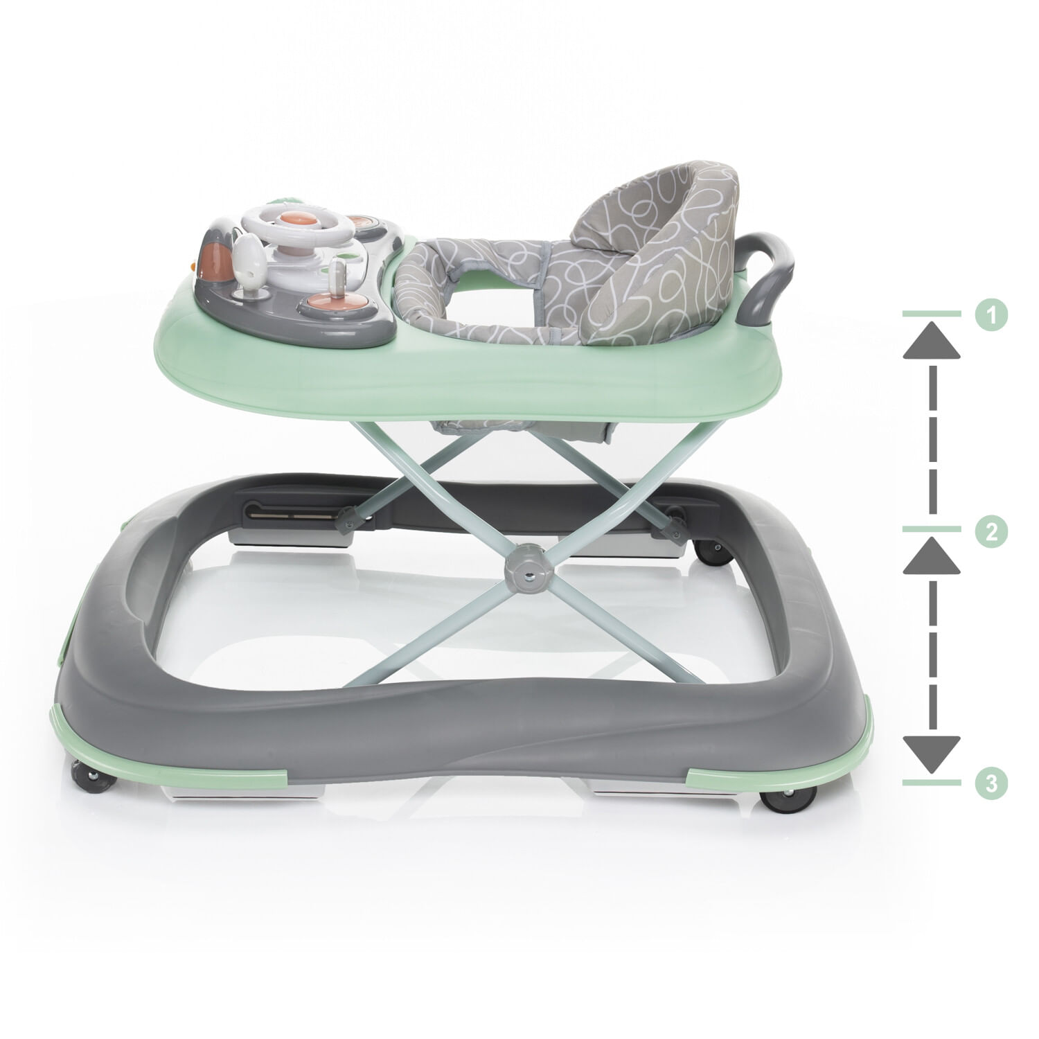 Premergator Fiesta Grey/Mint, Verde, ZOPA fotografia produsului View 6 L