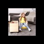 Booster pliabil Badabulle Fold & Go Galben cu Alb fotografia produsului View 6 S