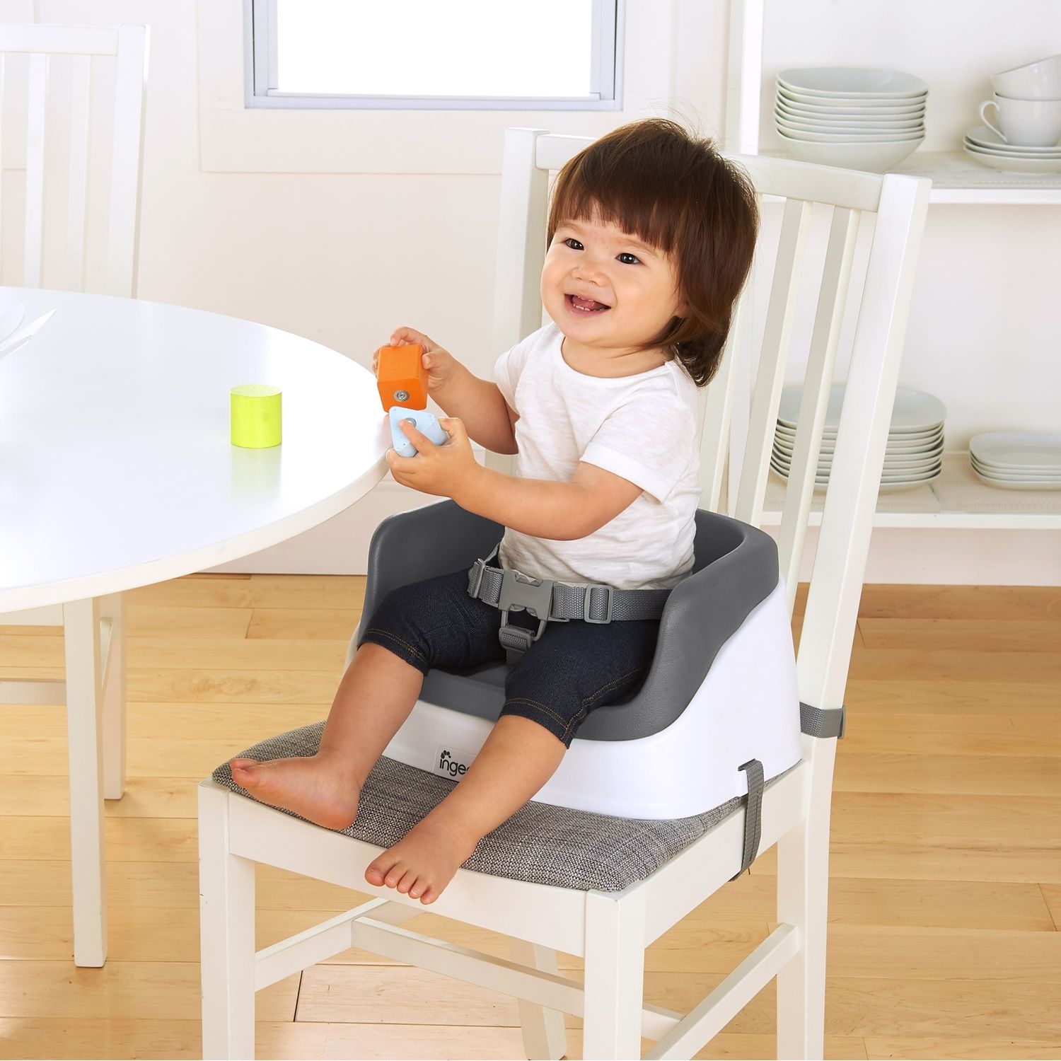 Scaun InGenuity de Masa Tip Booster Toddler Slate fotografia produsului View 2 L