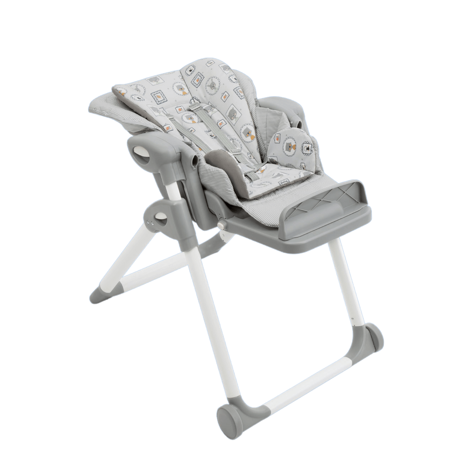 Scaun de masa Mimzy Recline Portrait, 5 pozitii de inclinare ale spatarului,  78 x 57 x 104 cm, Gri, Joie fotografia produsului View 5 L