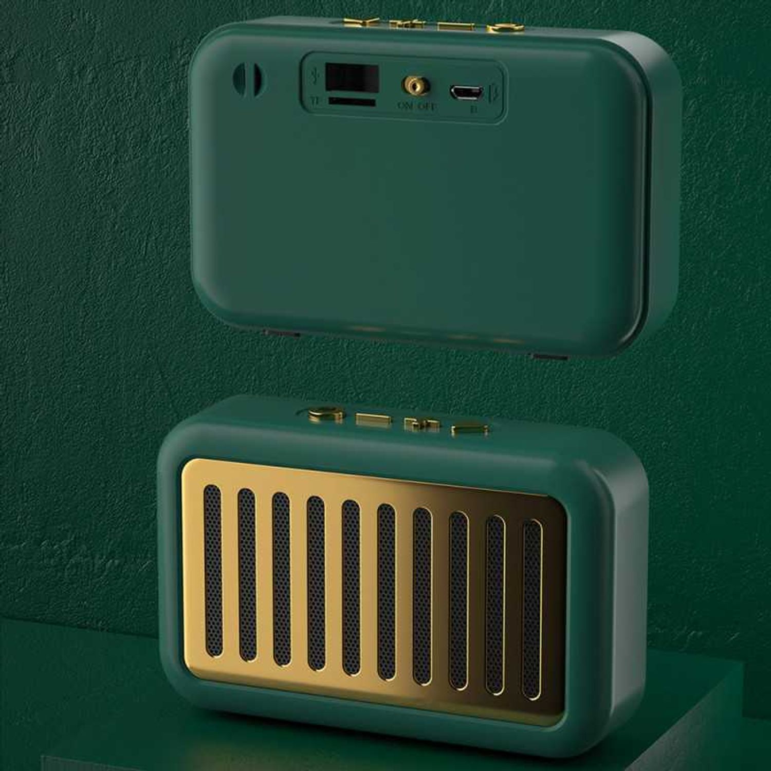 Boxa Portabila Dudao Retro Bluetooth 5.0 3W fotografia produsului View 6 L