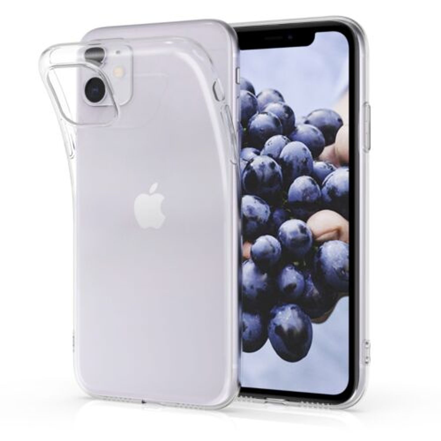 Husa pentru Apple iPhone 11, Silicon, Transparent, 50355.03 fotografia produsului