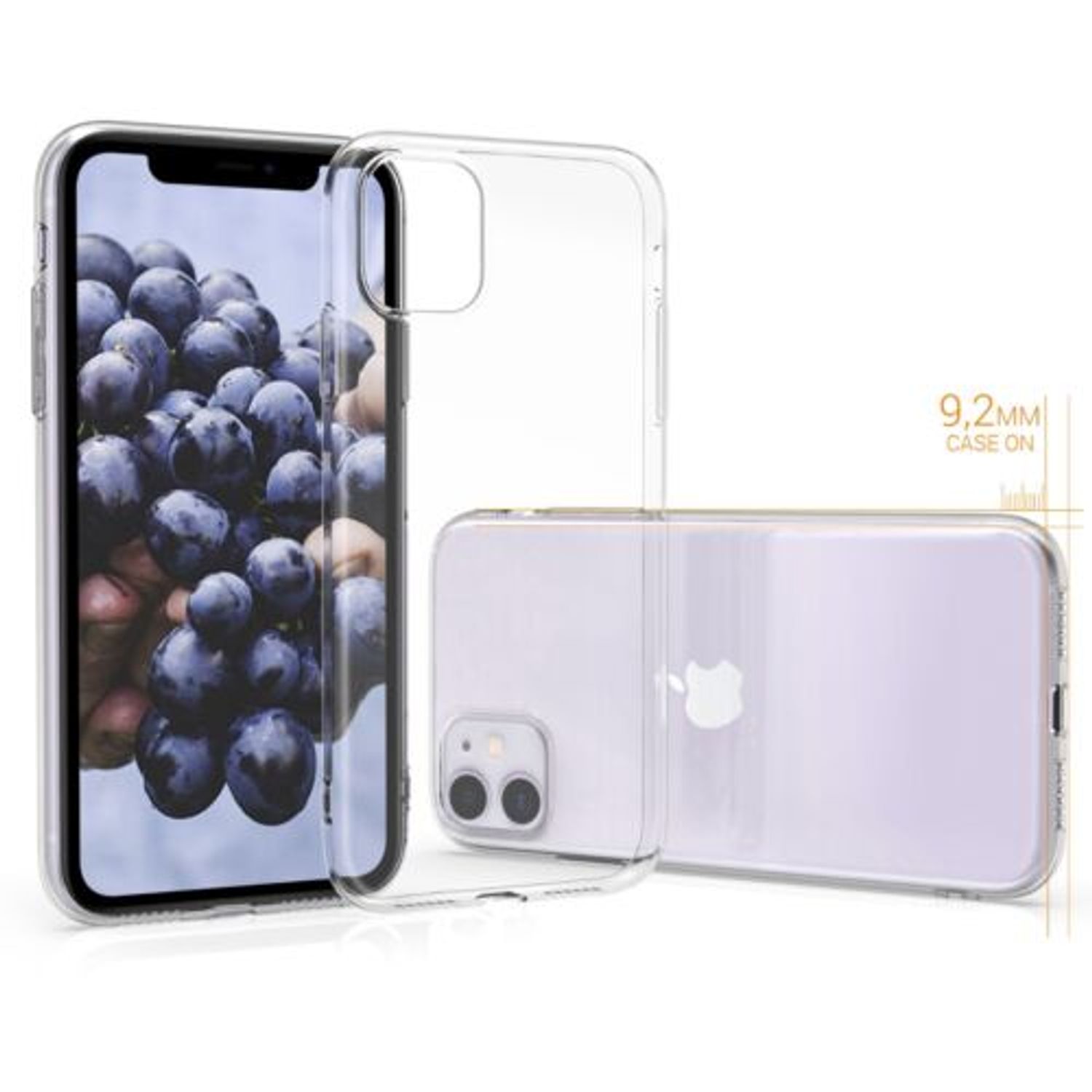 Husa pentru Apple iPhone 11, Silicon, Transparent, 50355.03 fotografia produsului View 4 L