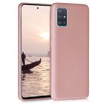 Husa pentru Samsung Galaxy A51, Silicon, Rose Gold, 51201.31 fotografia produsului