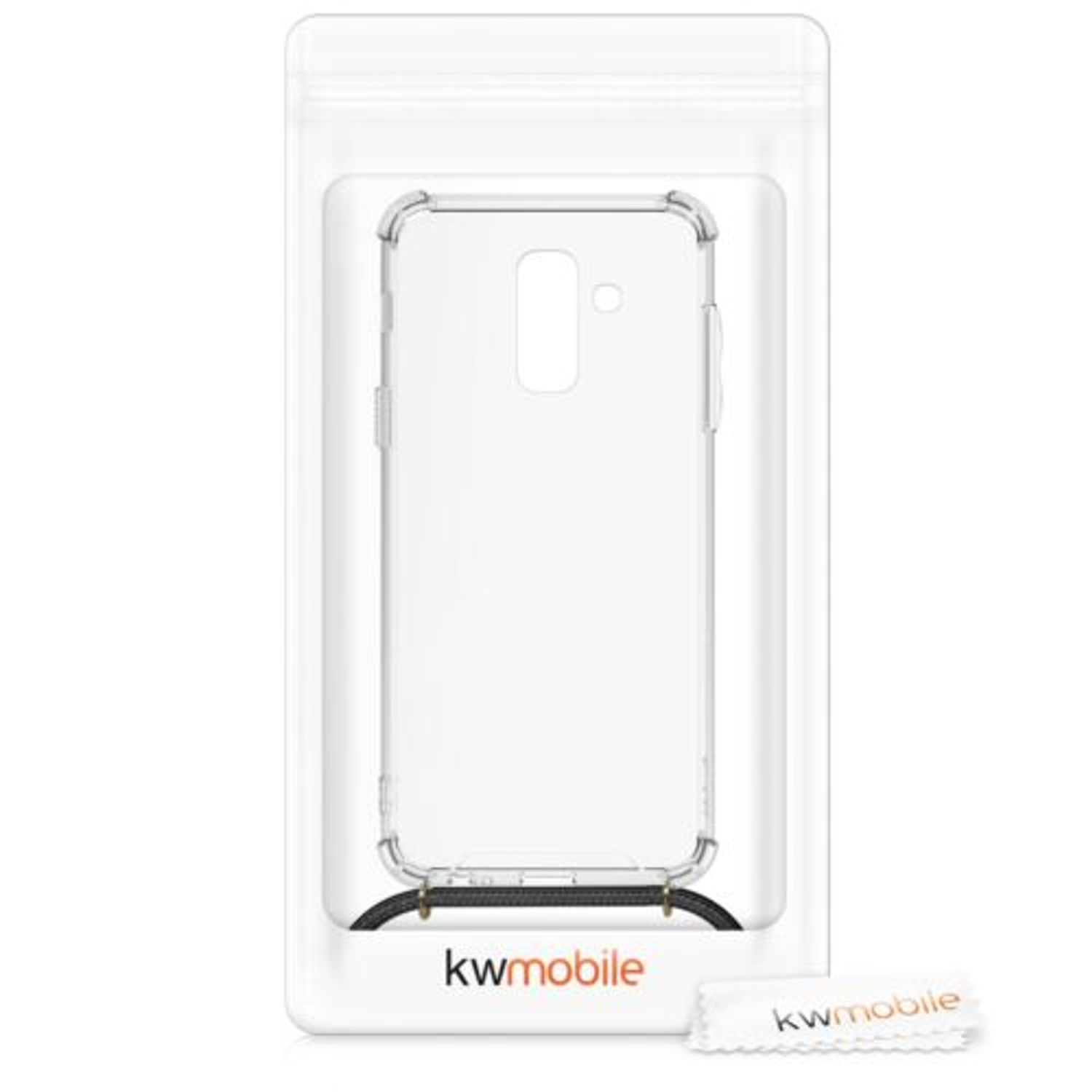 Husa pentru Samsung Galaxy A6 Plus, Silicon, Transparent, 48457.01 fotografia produsului View 7 L