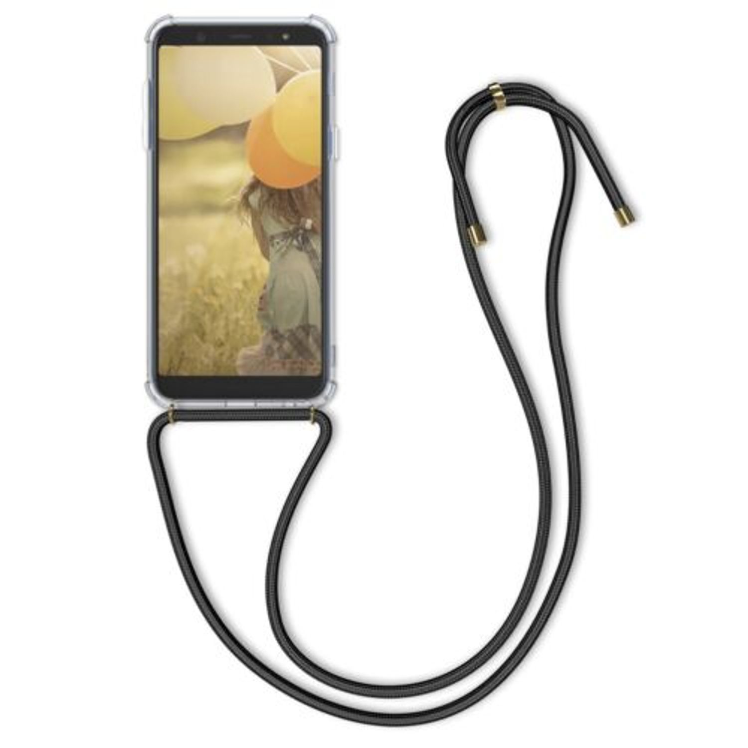 Husa pentru Samsung Galaxy A6 Plus, Silicon, Transparent, 48457.01 fotografia produsului