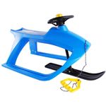 Sanie plastic, albastru, cu control directie, 91x50x45 cm, Prosperplast fotografia produsului View 3 S