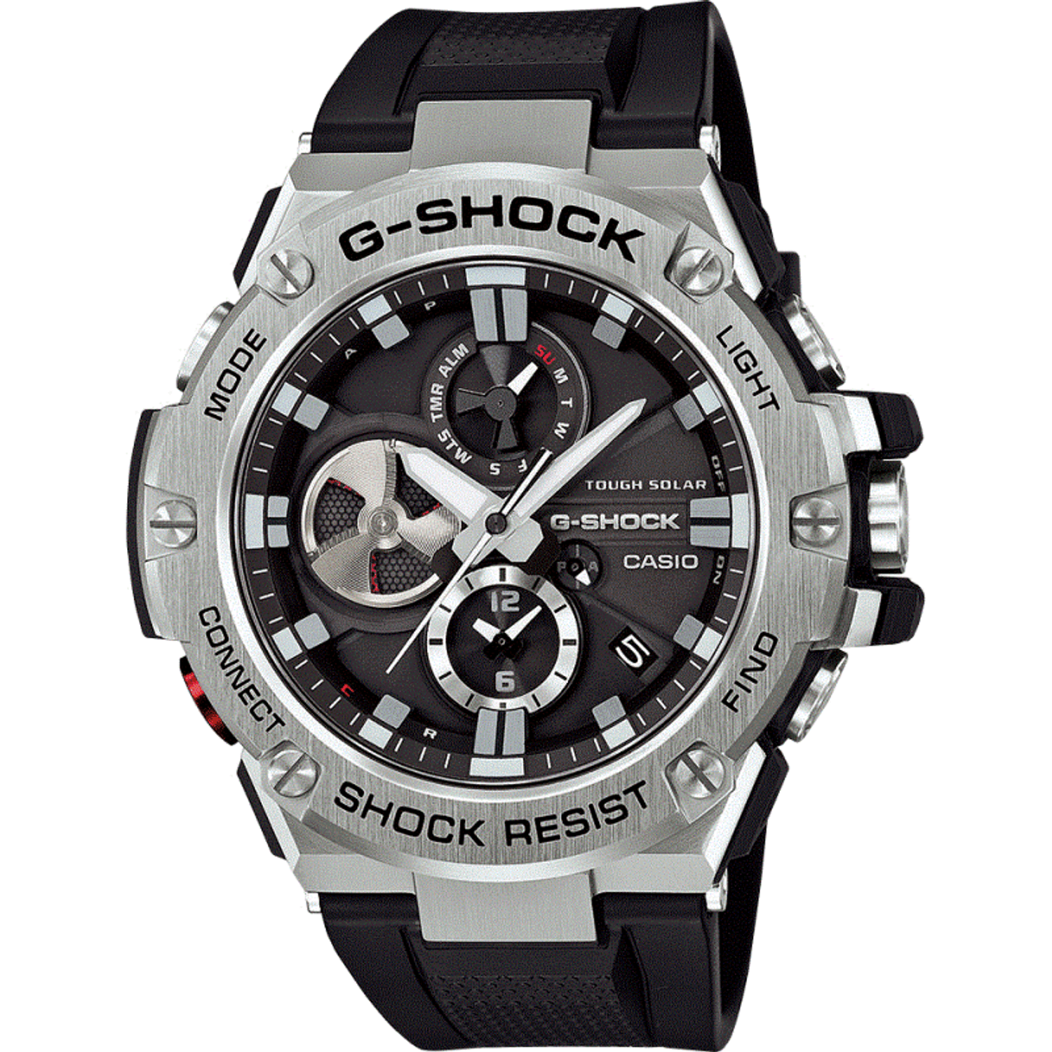 Ceas Casio G-SHOCK GST-B100-1A G-Steel fotografia produsului