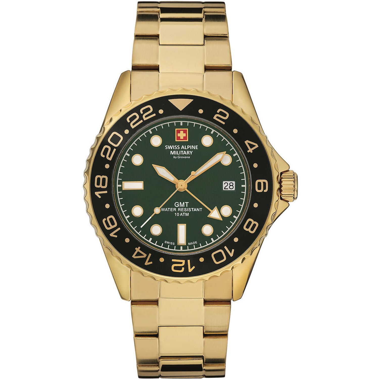 Ceas Swiss Alpine Military BY GROVANA 7052.1114 GMT fotografia produsului