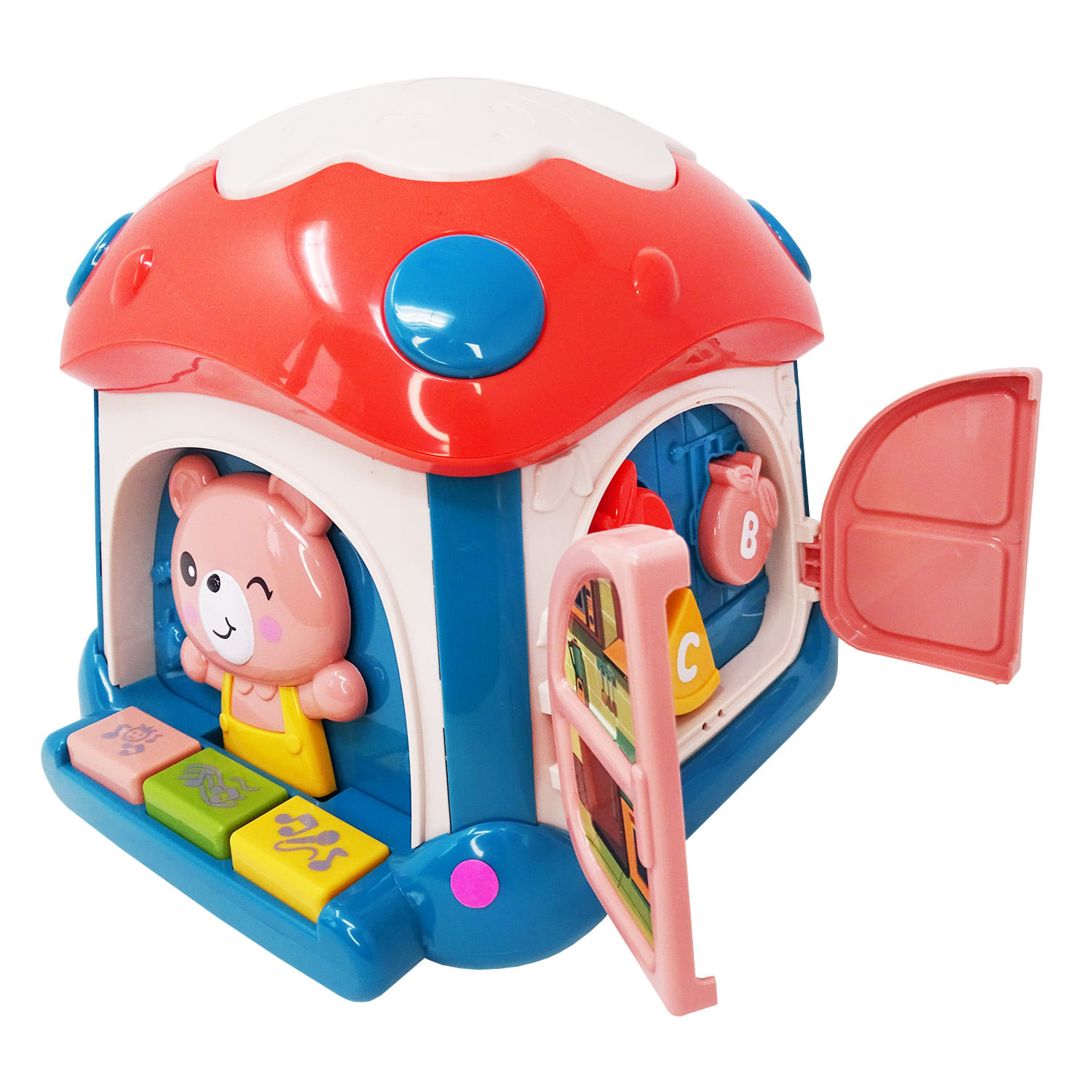 Jucarie Interactiva Casuta cu Activitati, Multifunctionala, Salamandra Kids fotografia produsului