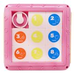 Cub Plastic Educativ si Interactiv, 6in1, Roz, Salamandra Kids fotografia produsului View 6 S