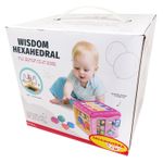 Cub Plastic Educativ si Interactiv, 6in1, Roz, Salamandra Kids fotografia produsului View 2 S