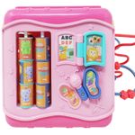Cub Plastic Educativ si Interactiv, 6in1, Roz, Salamandra Kids fotografia produsului View 3 S