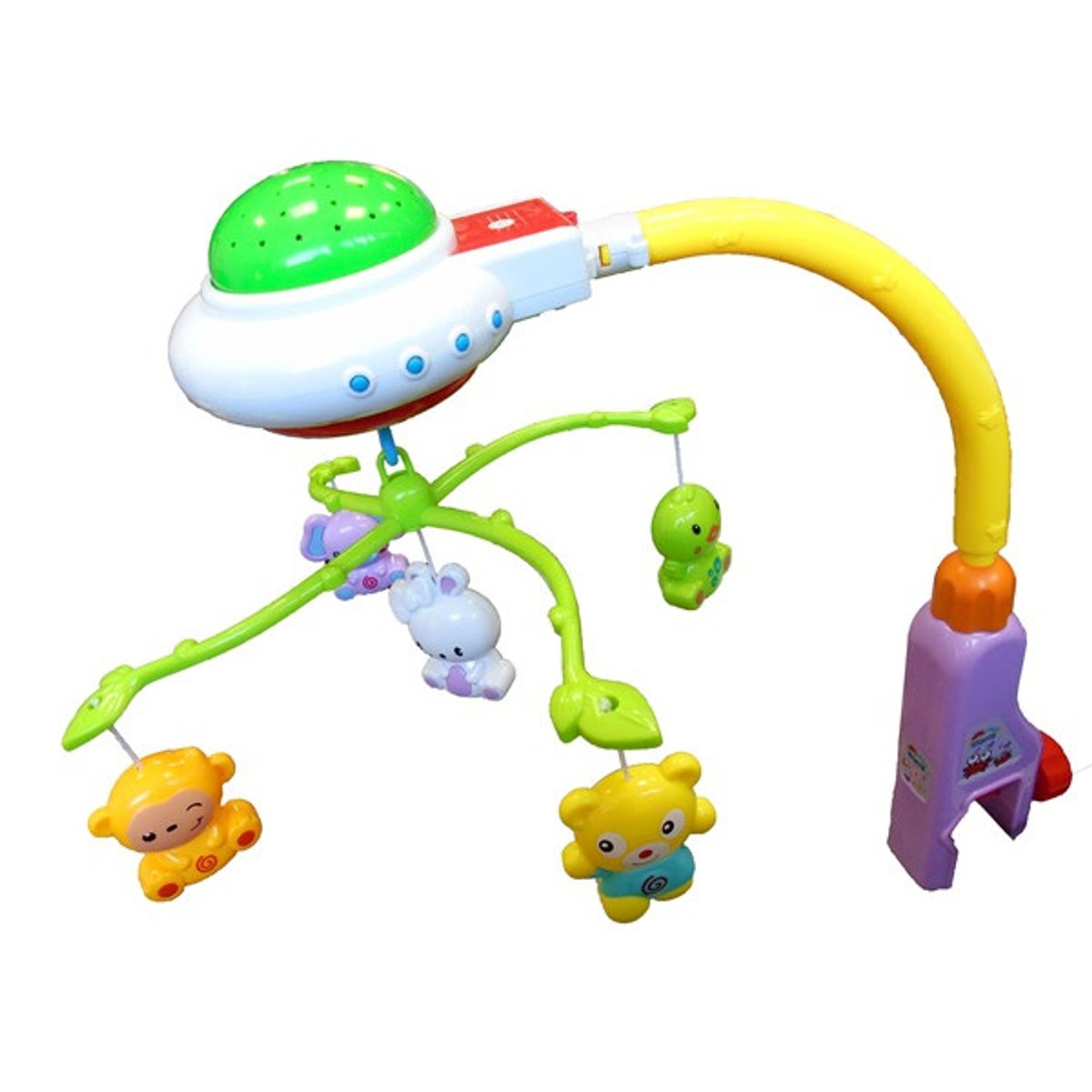 Carusel muzical SALAMANDRA KIDS&reg; pentru patut cu proiectie fotografia produsului View 3 L