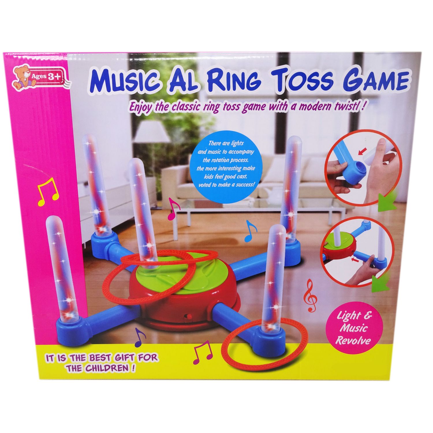 Joc Musical RING TOSS - Aruncarea cercului fotografia produsului View 6 L