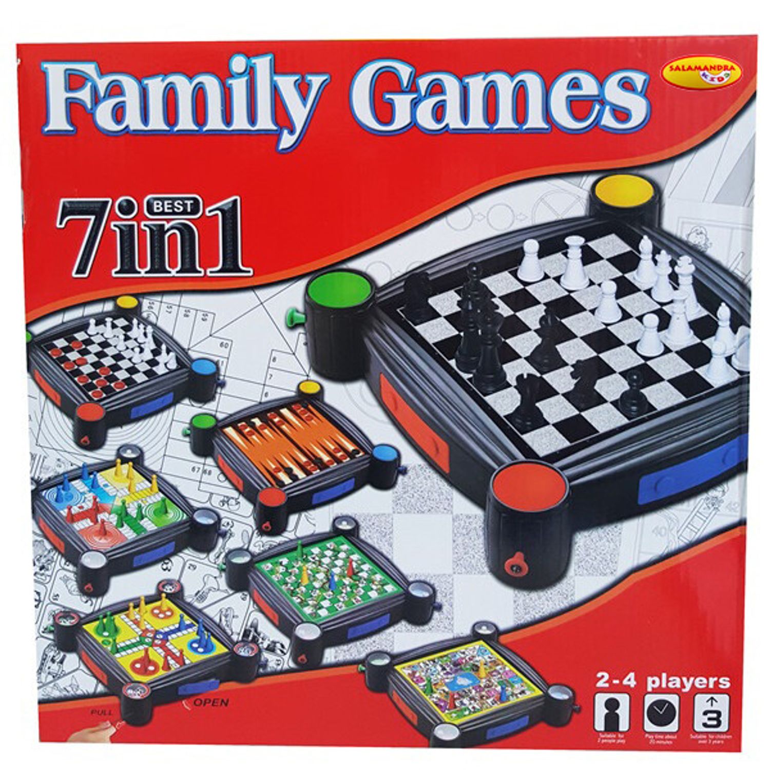 Joc interactiv Family Games 7 in 1 fotografia produsului