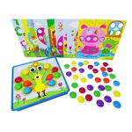 Jucarie Interactiva Button Idea, 12 imagini, 46 de piese, multicolor fotografia produsului View 5 S