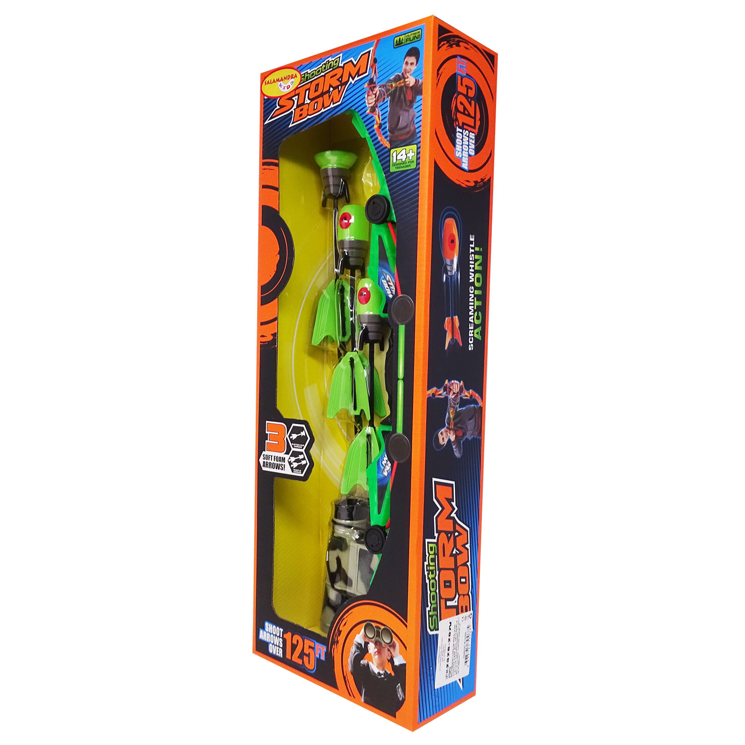 Set Arc Verde cu 3 sageti, Binoclu si Tinta, Salamandra Kids fotografia produsului View 8 L
