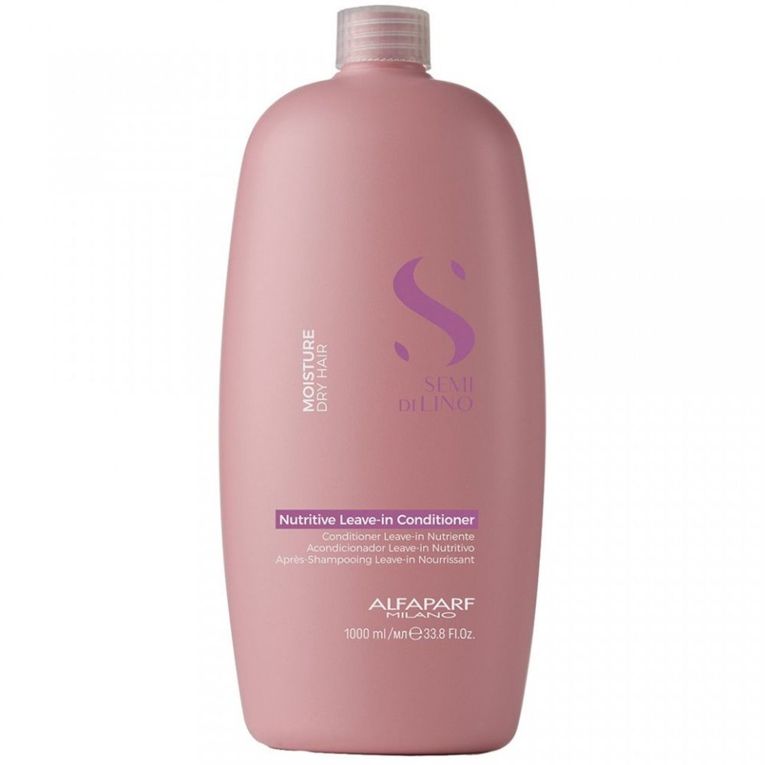 Balsam Alfaparf Semi Di Lino Moisture Nutritive Leave-In, 1000 ml фото продукта