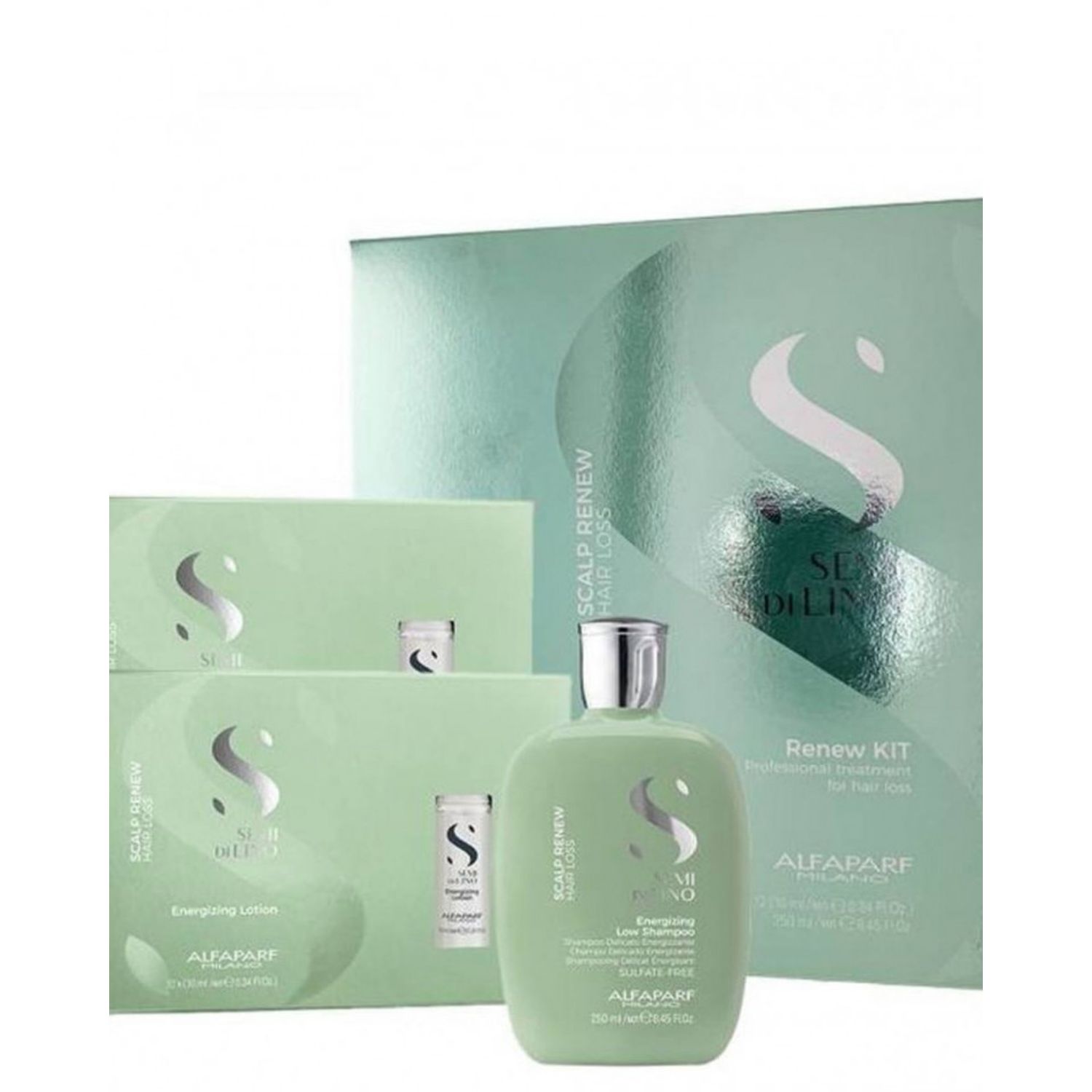 Kit tratament energizant anti-cadere Alfaparf Scalp Renew Energizing Sampon fotografia produsului