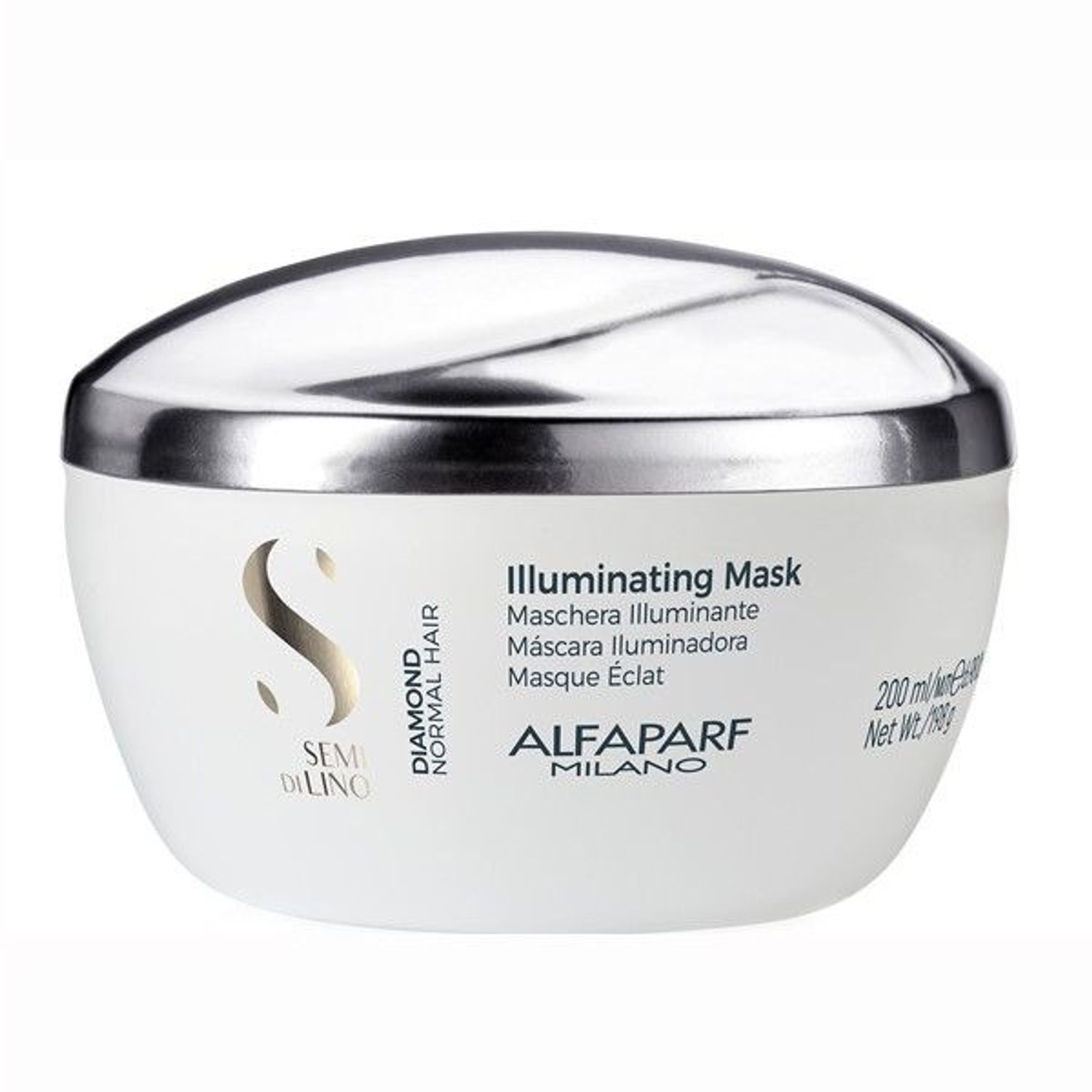 Masca pentru stralucire Alfaparf Semi Di Lino Diamond Illuminating Mask, 200 ml fotografia produsului View 2 L