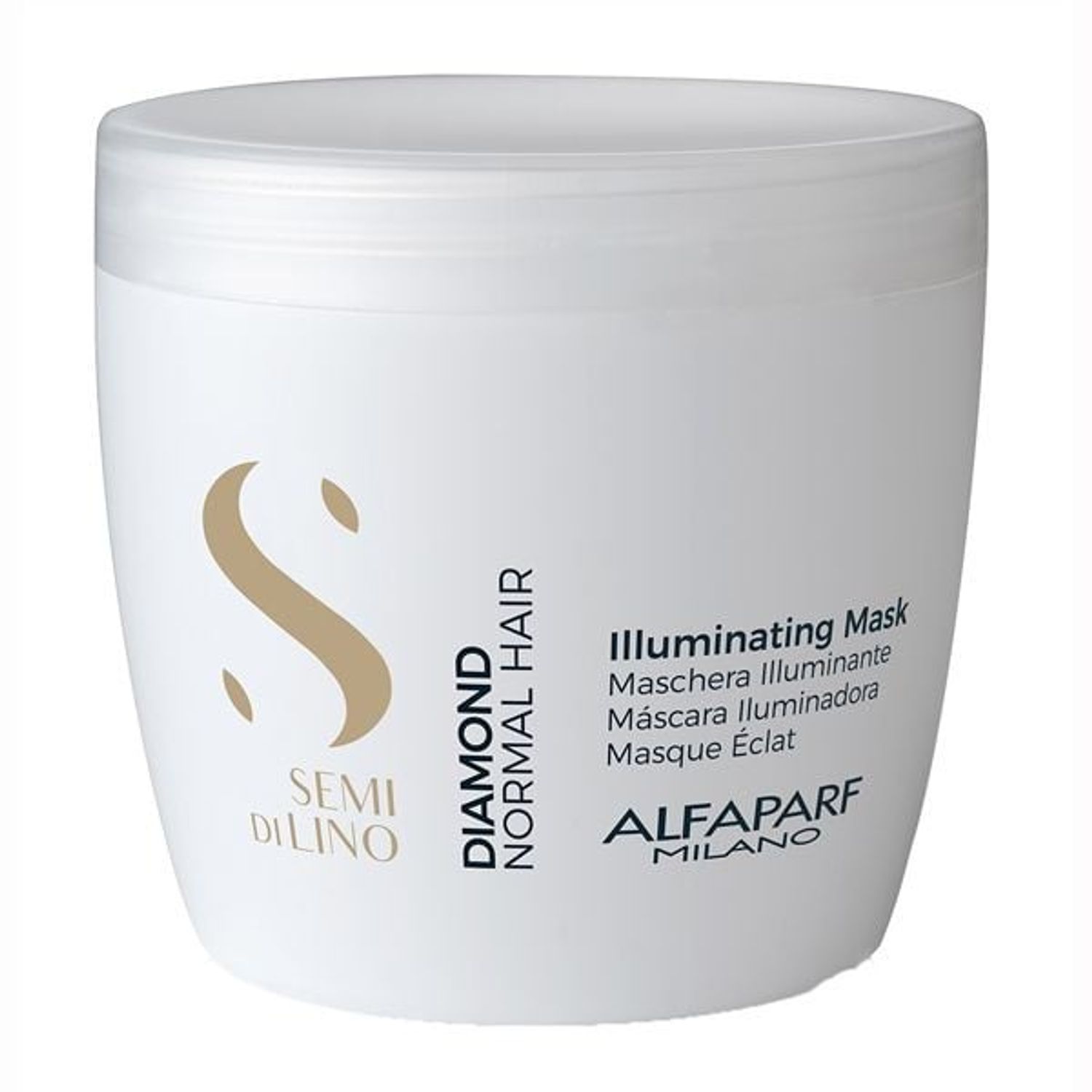 Masca pentru stralucire Alfaparf Semi Di Lino Diamond Illuminating Mask, 200 ml fotografia produsului