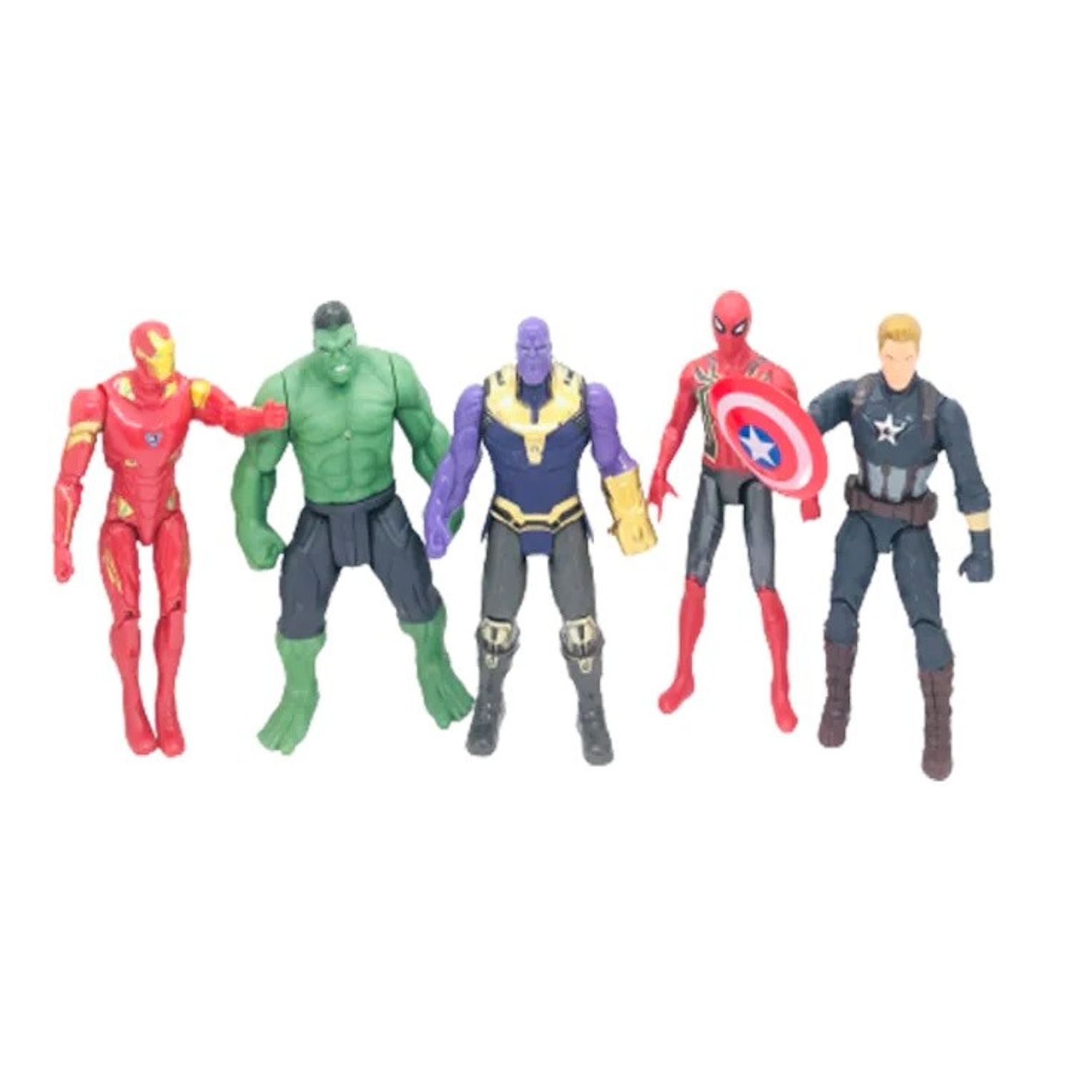 Set 5 Figurine articulate Avengers , 12 cm fotografia produsului View 2 L