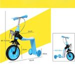 Trotineta Transformabila 2 in 1, albastru fotografia produsului View 4 S
