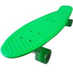 PennyBoard pentru copii, cu roti luminoase, verde fotografia produsului View 3 S