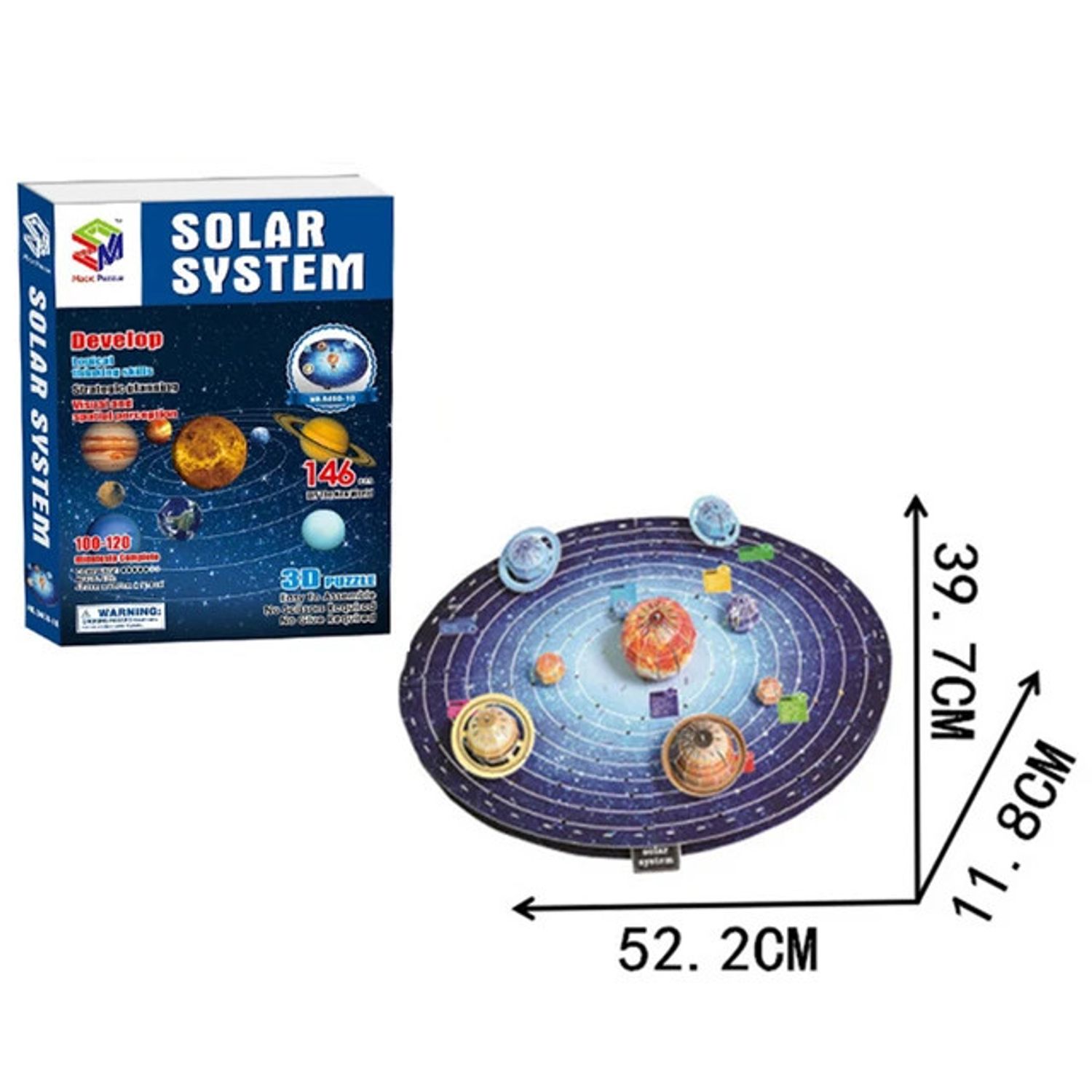 Puzzle 3D - Sistem Solar fotografia produsului View 2 L