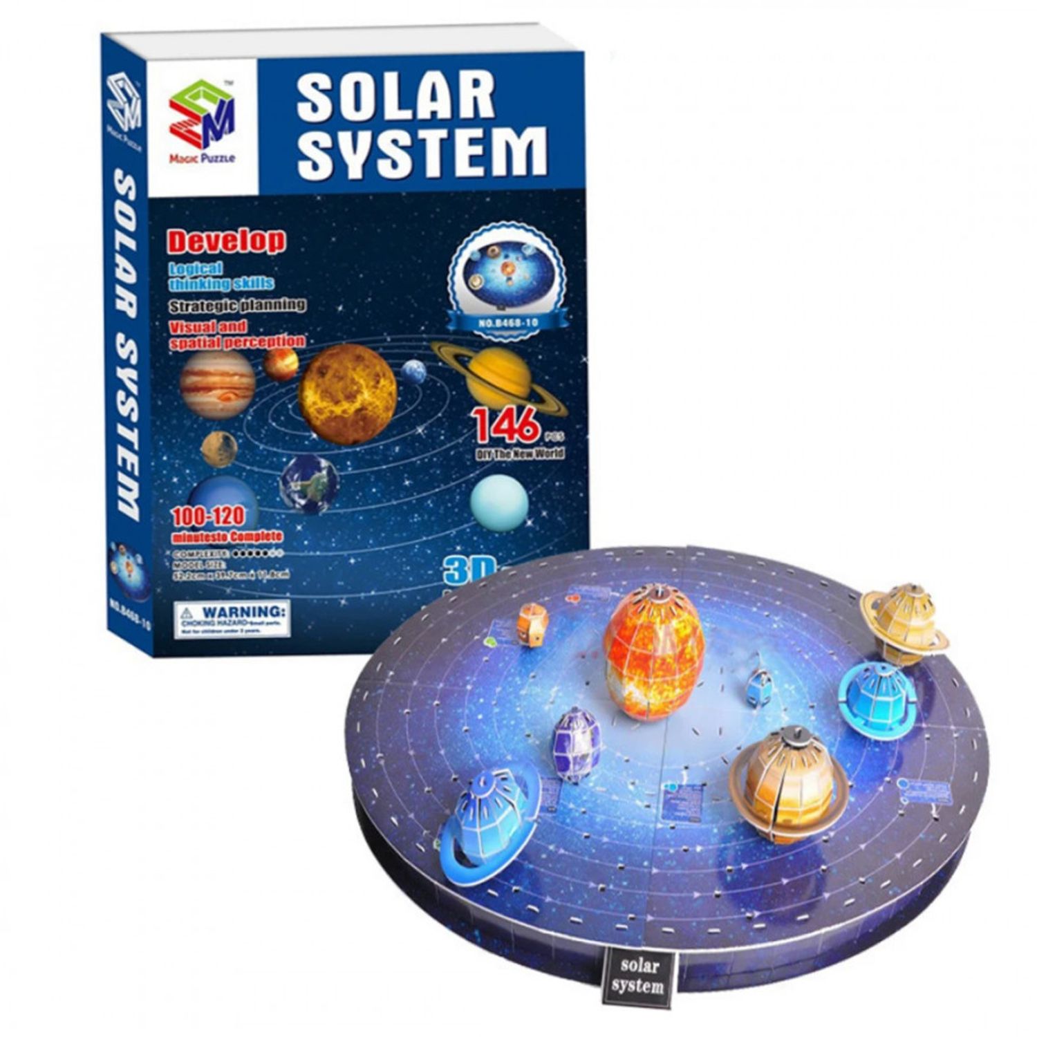 Puzzle 3D - Sistem Solar fotografia produsului
