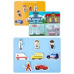 Carte cu activitati cu stickere reutilizabile Quiet Book fotografia produsului View 4 S