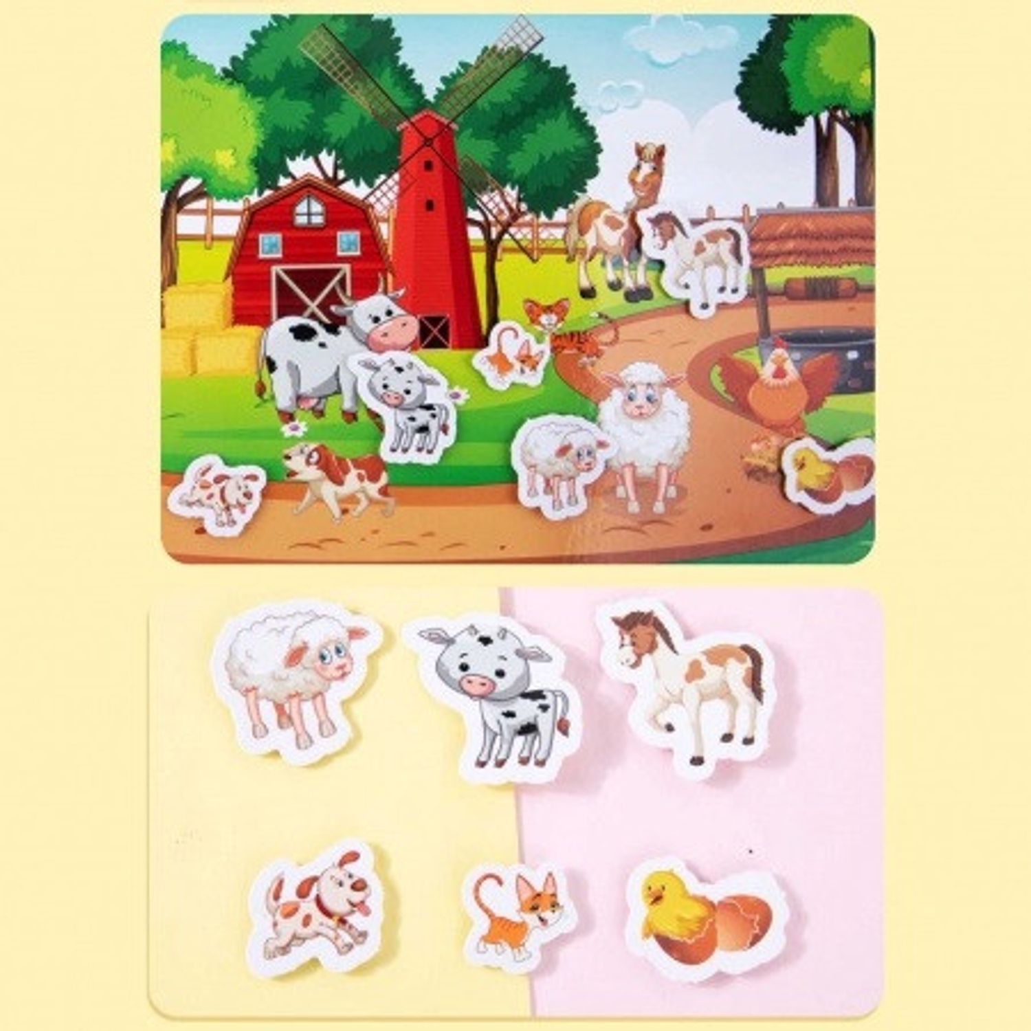 Carte cu activitati cu stickere reutilizabile Quiet Book fotografia produsului View 2 L