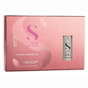 Fiole ulei de hidratare Alfaparf Semi Di Lino Moisture Nutritive oil, 6 x 13ml