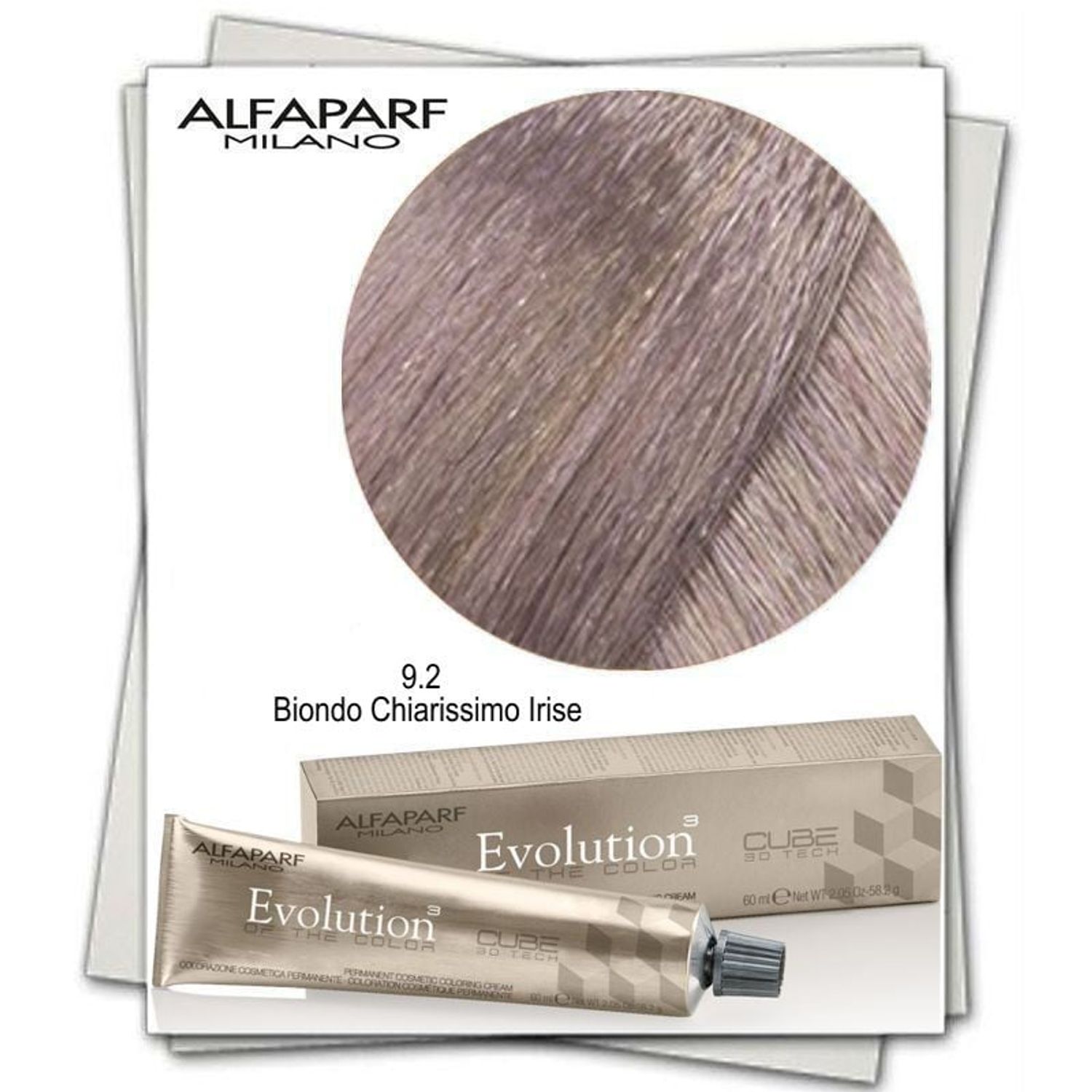 Alfaparf Milano Evolution of the Color Vopsea Permanenta 60 ml, Culoare 9 Biondo Chiarissimo fotografia produsului View 3 L