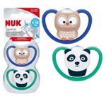 Set 2 suzete ortodontice din silicon Nuk Space 739501-3-2, Multicolor fotografia produsului View 4 S