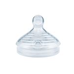 Biberon din polipropilena cu tetina din silicon 260 ml M Nuk Nature Sense 741964, Mov fotografia produsului View 3 S