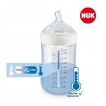 Biberon din polipropilena cu tetina din silicon 260 ml M Nuk Nature Sense 741964, Mov fotografia produsului View 2 S