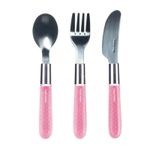 Set 3 tacamuri pentru copii Canpol Babies 9/477R, Roz fotografia produsului