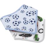 Set 2 bavete pentru baieti Akuku A1468A, Multicolor fotografia produsului