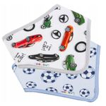 Set 2 bavete pentru baieti Akuku A1468A, Multicolor fotografia produsului View 2 S
