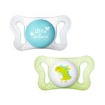 Set 2 suzete din silicon Chicco Physio Forma 069538V, Multicolor - Chicco fotografia produsului