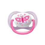 Set 2 suzete ortodontice din silicon Philips Avent Ultra Air Happy SCF080/02, Mov fotografia produsului View 4 S