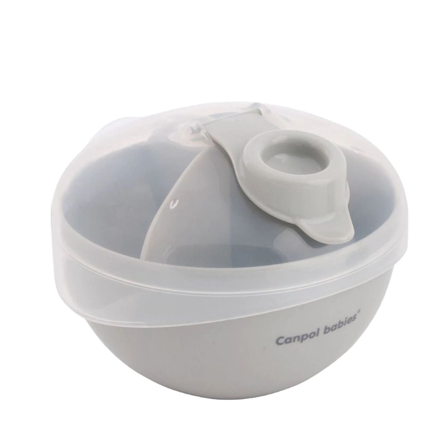 Dozator pentru lapte praf 270 ml 0+ luni Canpol Babies 56/014G, Gri fotografia produsului