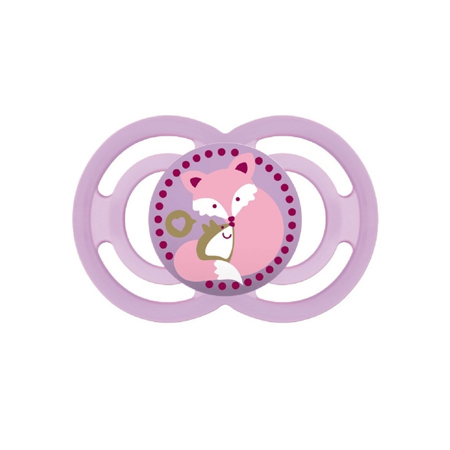 Suzeta ortodontica din silicon 1 MAM Perfect 639364, Mov fotografia produsului