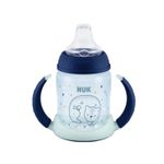 Biberon cu cioc si manere 150 ml Nuk First Choice Night 215326, Albastru fotografia produsului View 3 S